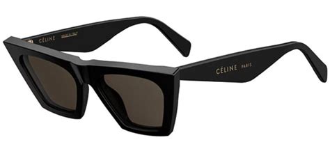 41468 celine|Celine Cl41468/s 807ir Black Cat Eye Sunglasses .